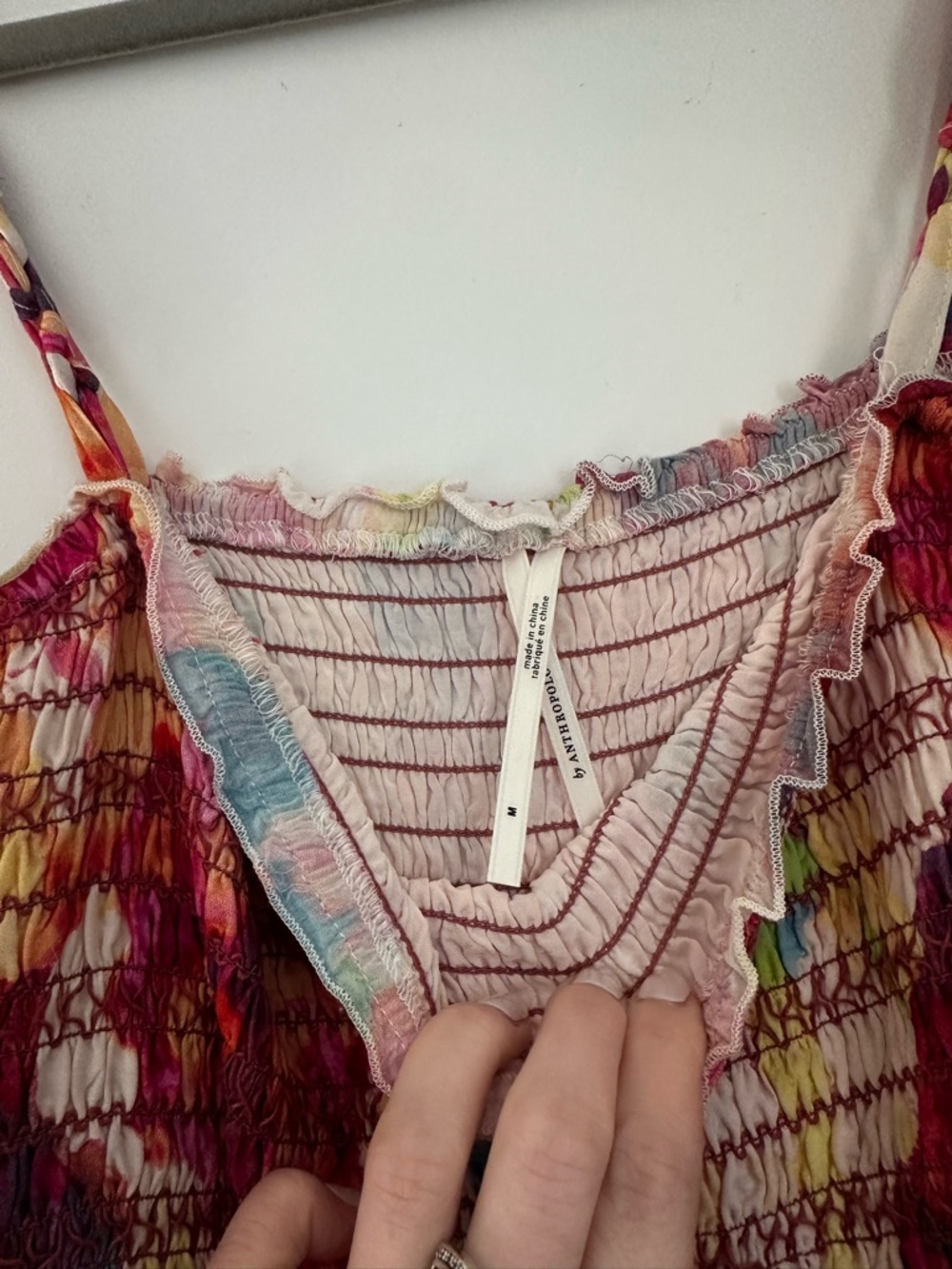 Anthropologie Smocked Floral Dress - Picture 6 of 6